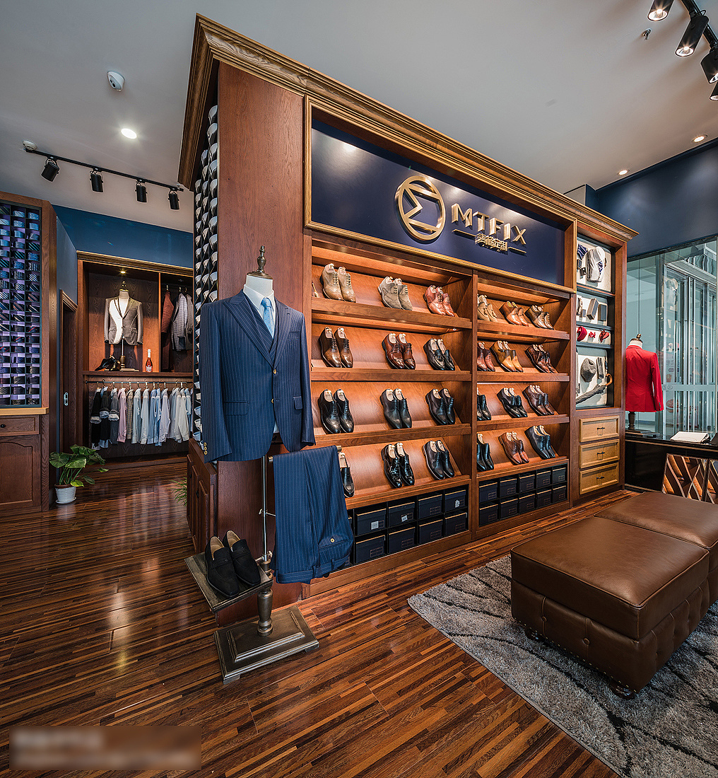 鎮江萬達廣場麥梯定制男裝西裝店 時尚與質感并存的零售空間